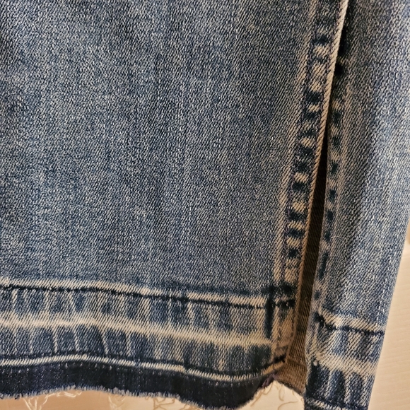 Anine Bing Straight Leg Frayed Jeans - Picture 2 of 6